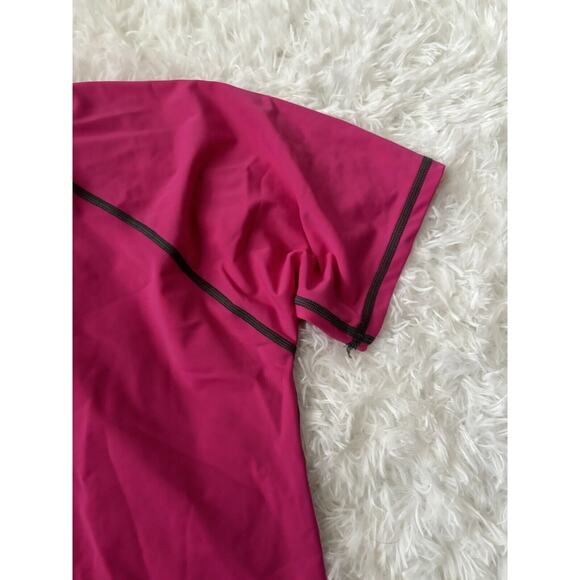 Sporti Adult Sz. XXL Pink Short Sleeved Rashguard. Great Top - Picture 2 of 12